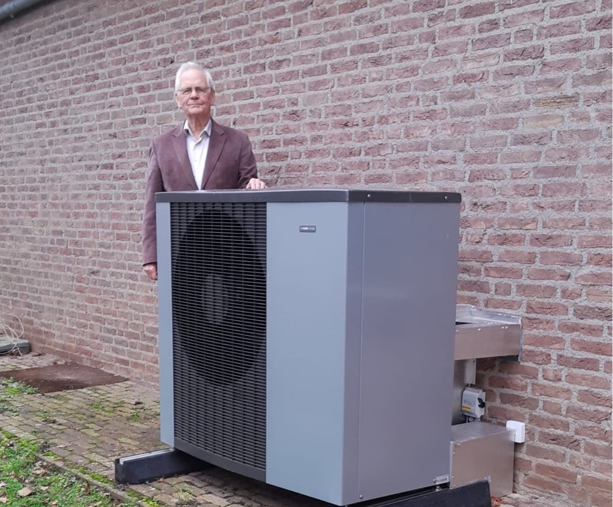 Jaren '70-woning krijgt warmtepomp met behoud van bestaande radiatoren
