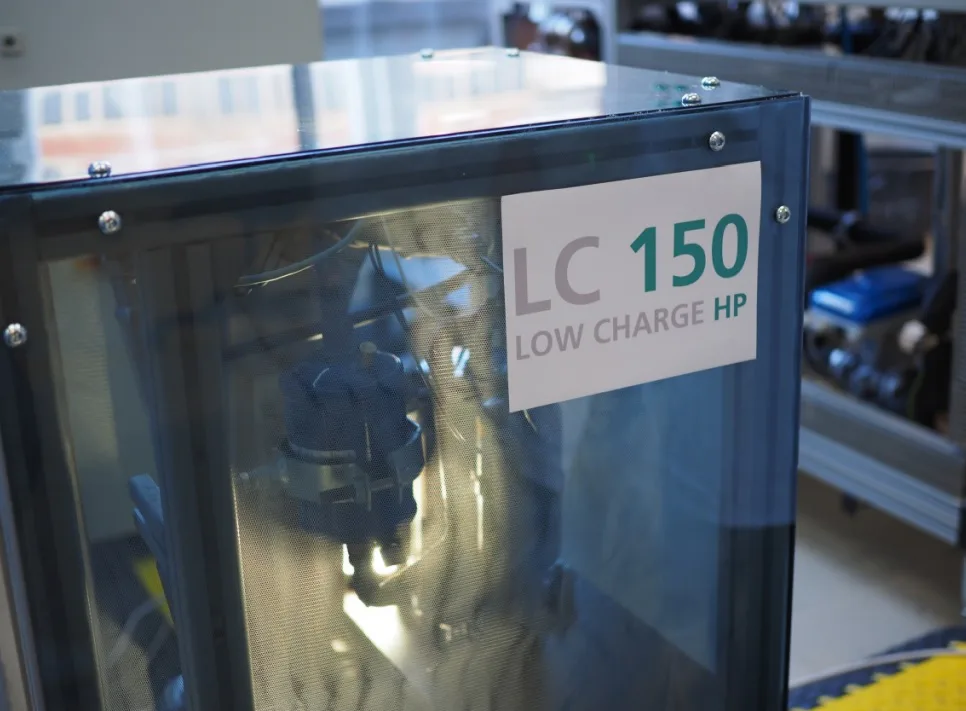 De LC150-propaanwarmtepomp
(©Fraunhofer ISE).