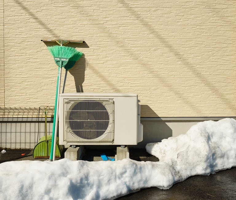 Warmtepomp staat zijn mannetje tijdens stevige vorstperiode