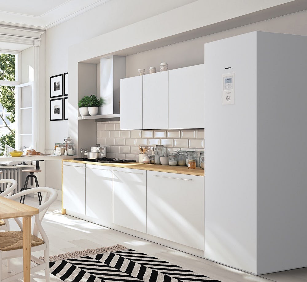 Panasonic introduceert compacte all-in-one-warmtepomp met koudemiddel R32