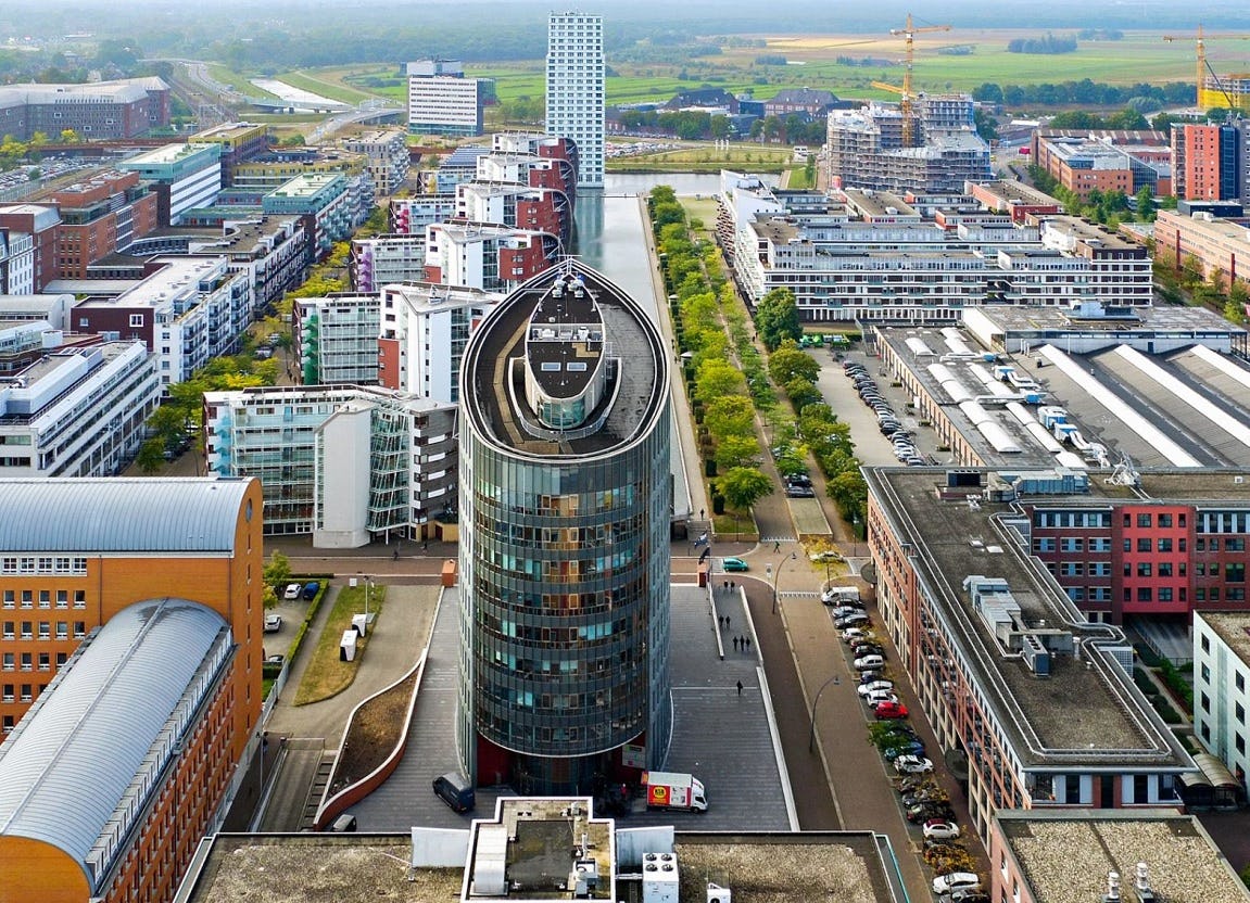 De wijk Paleiskwartier.