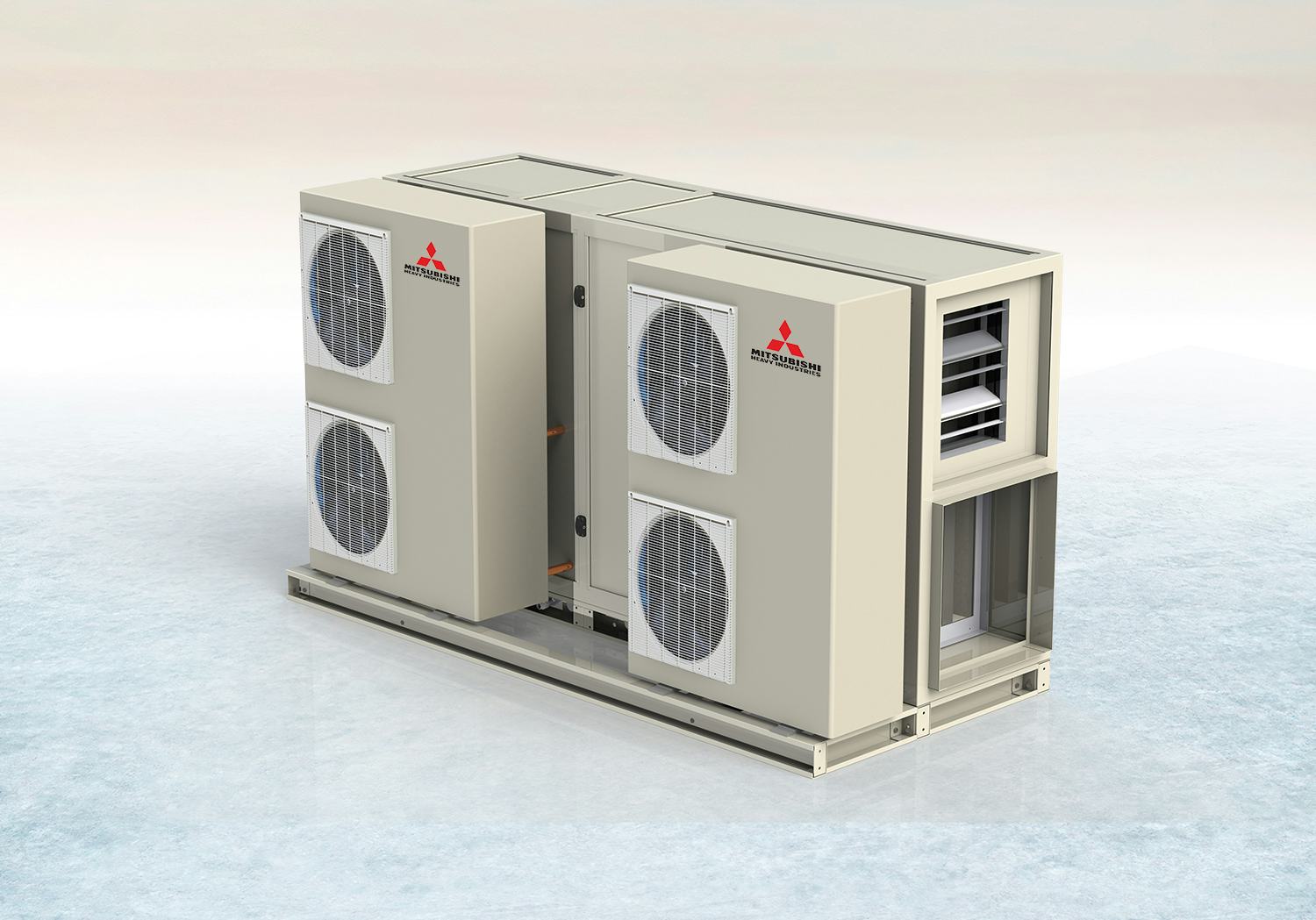 Luchtbehandelingskast ClimaPac uitgebreid voor koelen, verwarmen én ventileren