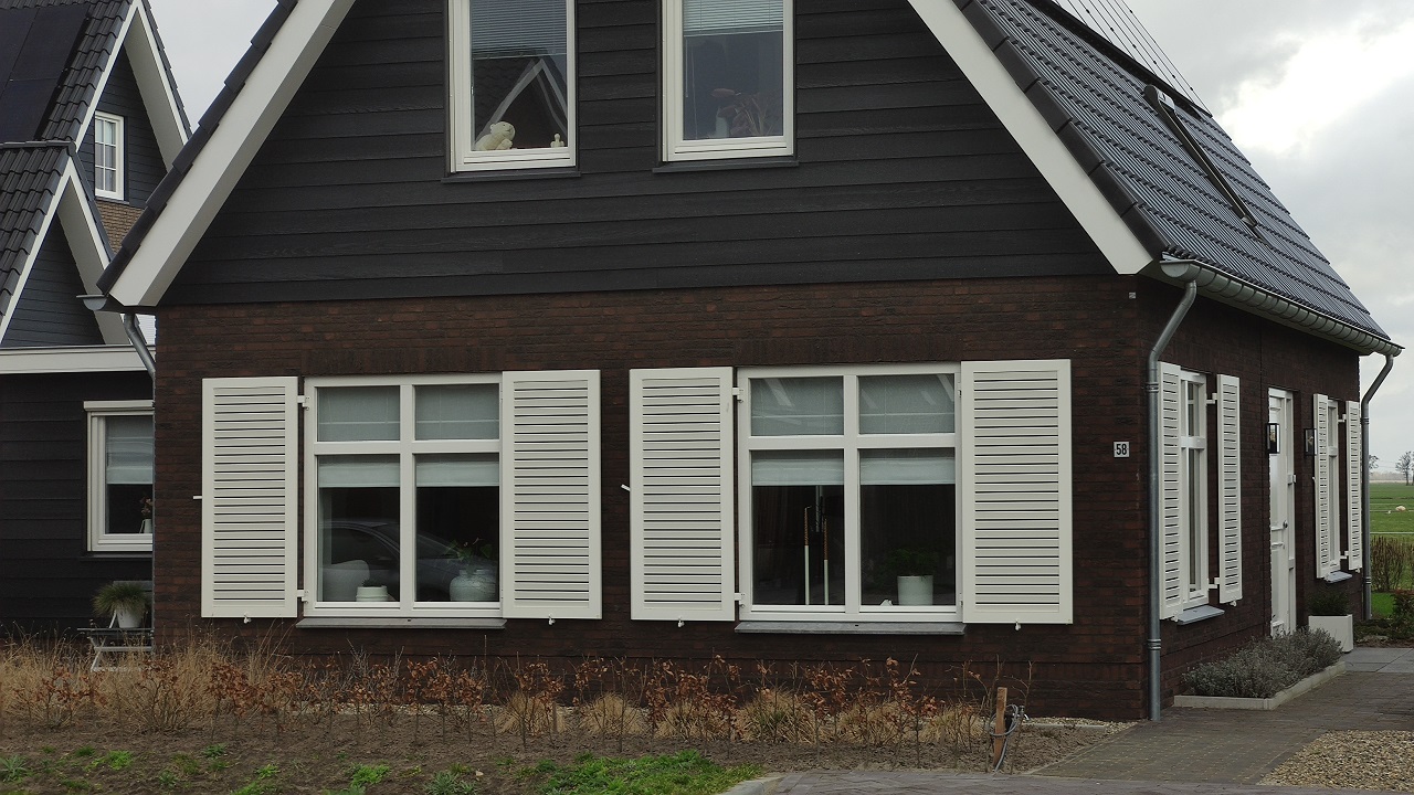 De vrijstaande woning van Wim Westendorp.