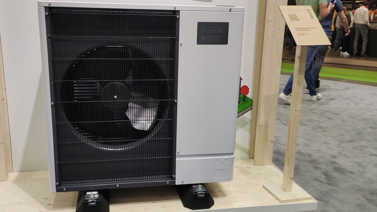 Wim Stouthart brengt zijn ‘all-electric ready’-filosofie ten uitvoer met de warmtepompen van Mitsubishi Electric.