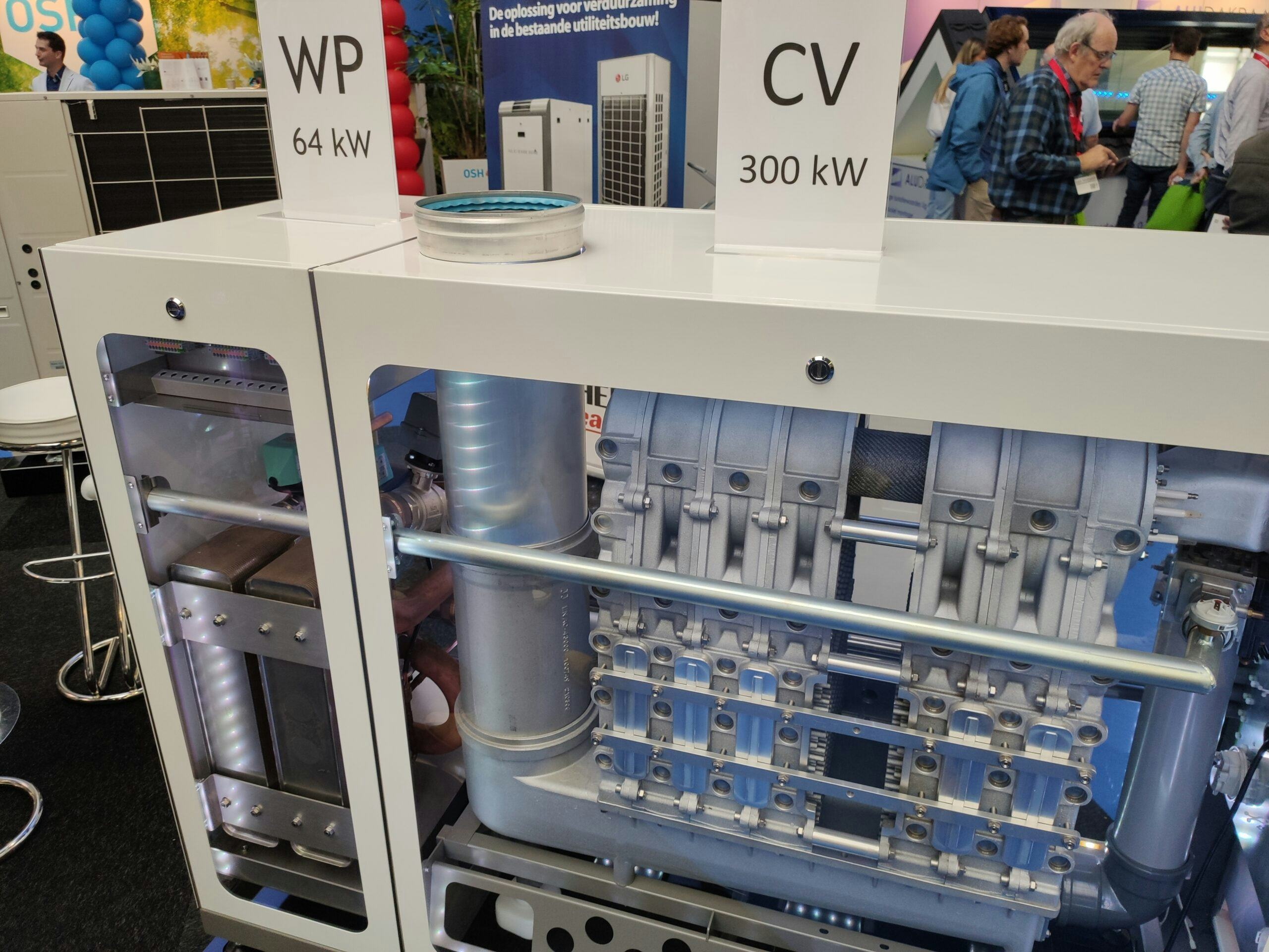 Alytherm hybride-warmtepomp met cv-ketel ingebouwd.