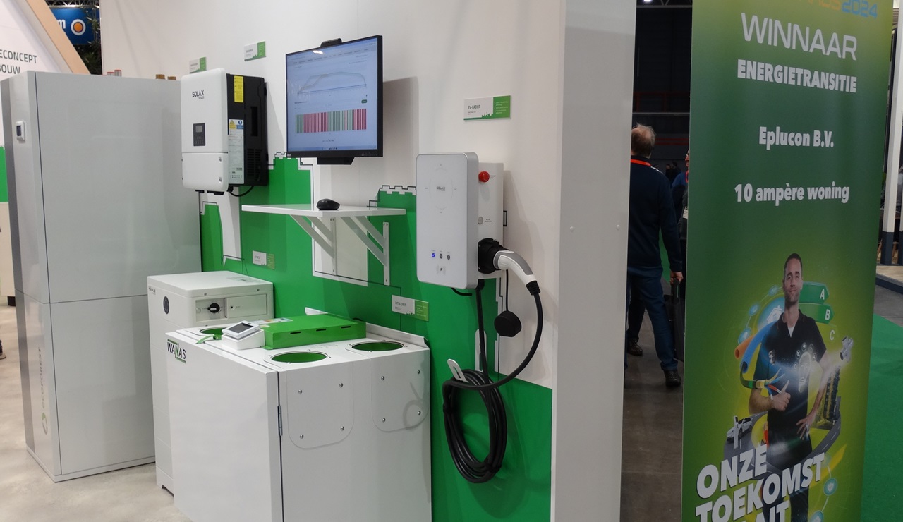 De stand van awardwinnaar Eplucon op de beursvloer van de VSK.