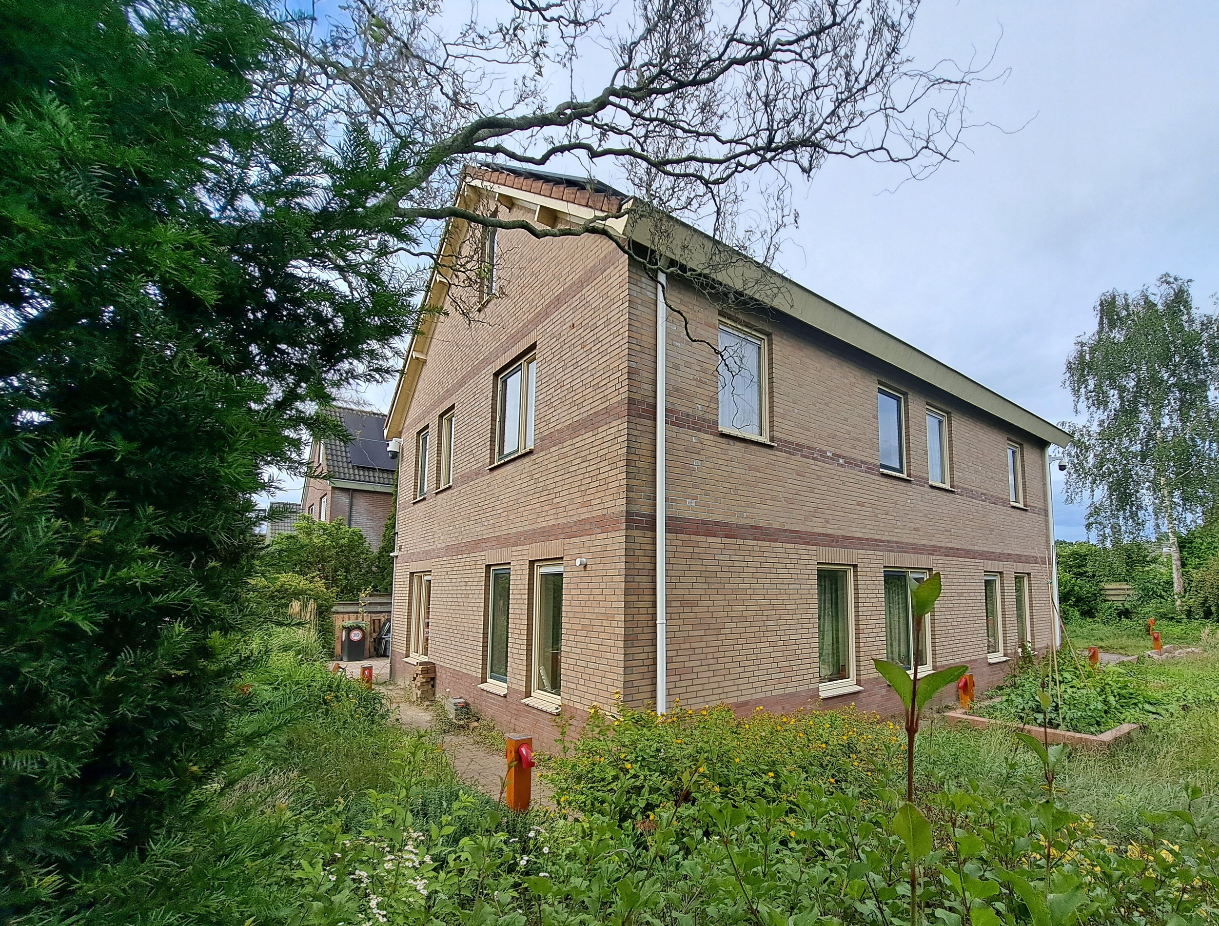 De woning van de familie Timmermans in het Drentse Sleen.