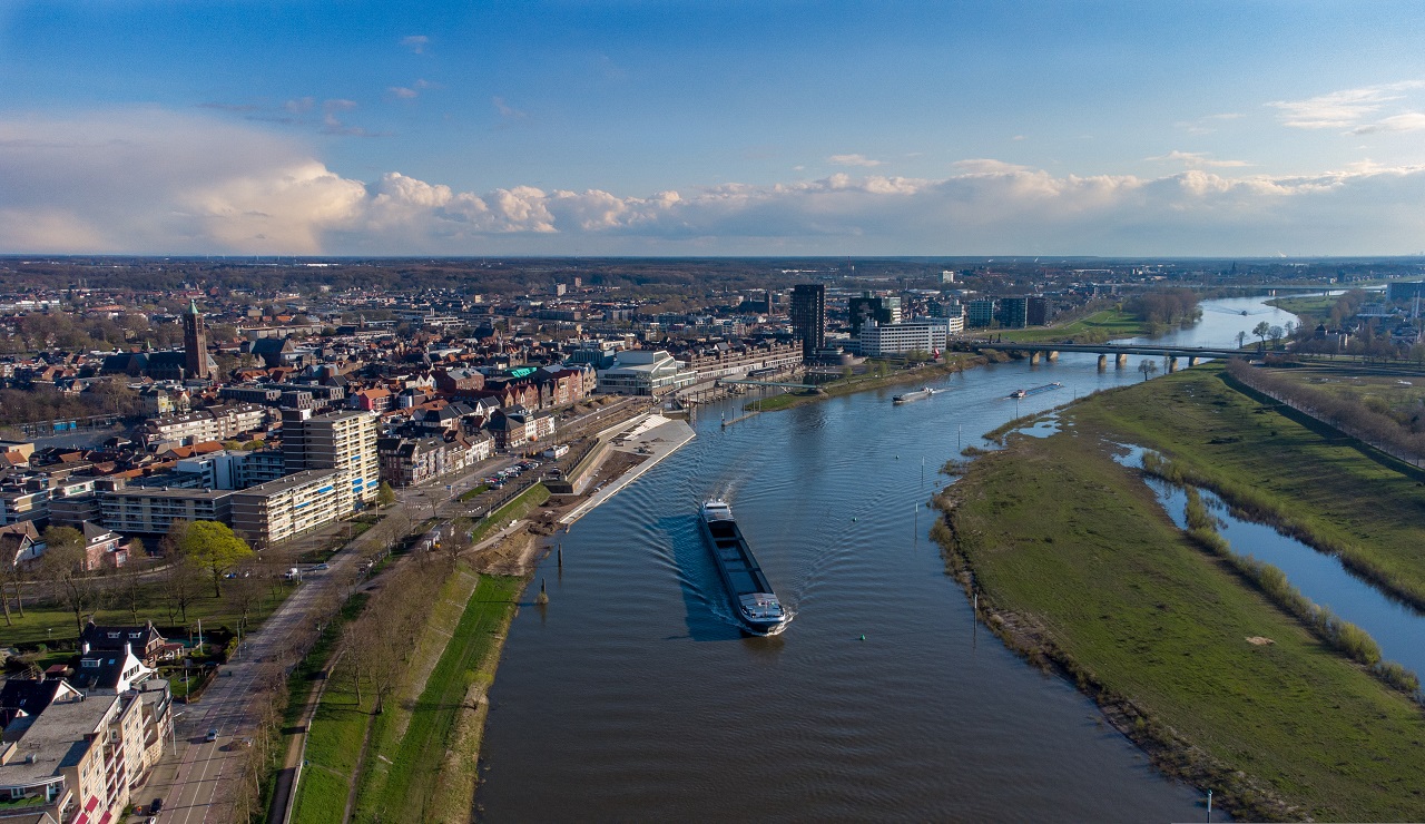 Venlo vanuit de lucht.