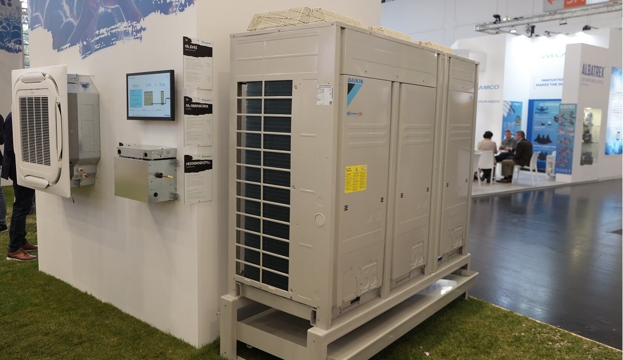 De CO2 Conveni-Pack met koeling, verwarming en airco.