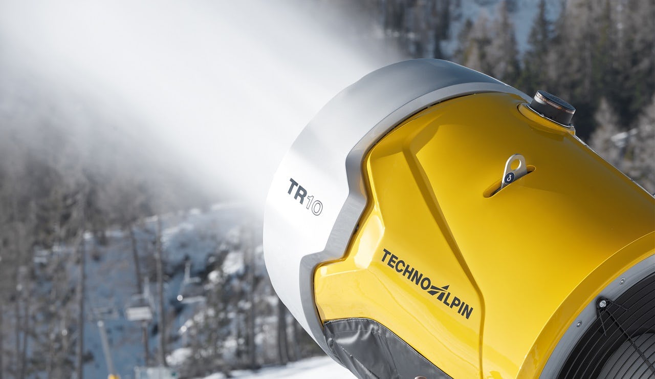 Een sneeuwkanon van TechnoAlpine.