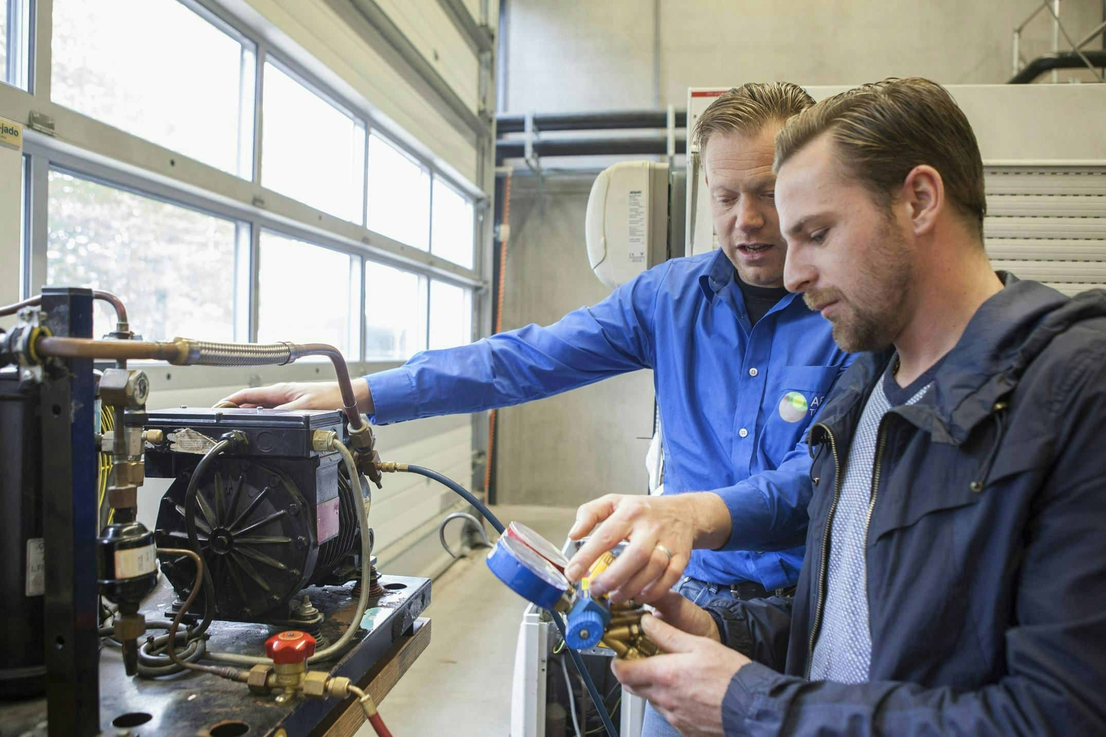 "Wij leiden mensen in 20 dagen op tot beginnend monteur koudetechniek"