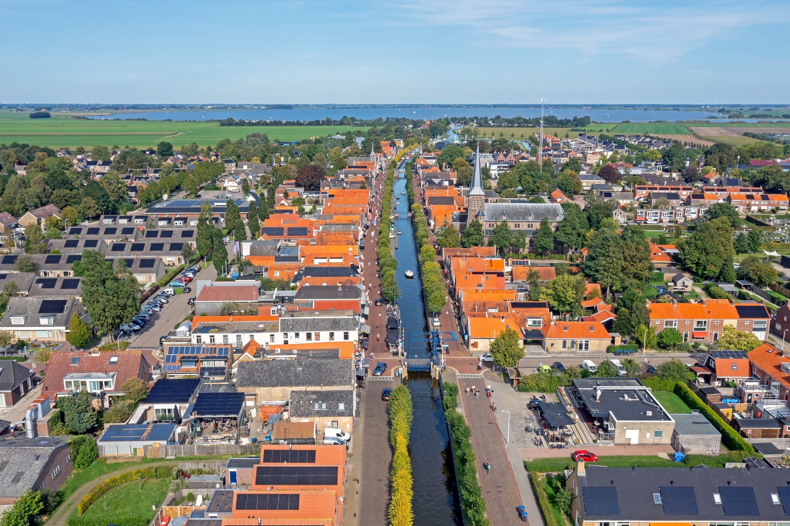 Balk met in het midden de Luts die toch ongeschikt bleek te zijn als bron voor grote warmtepompen.