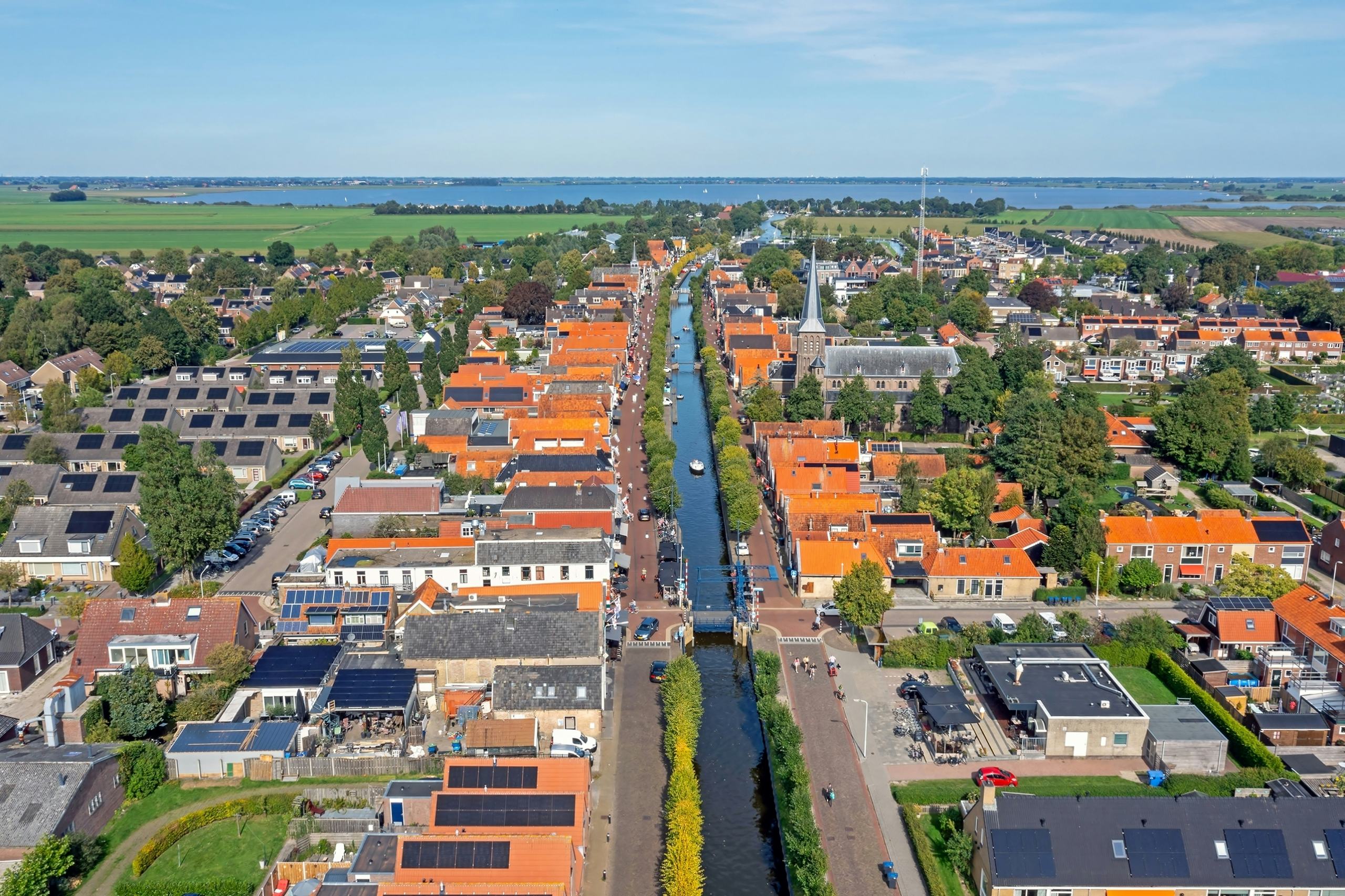Balk met in het midden de Luts die toch ongeschikt bleek te zijn als bron voor grote warmtepompen.