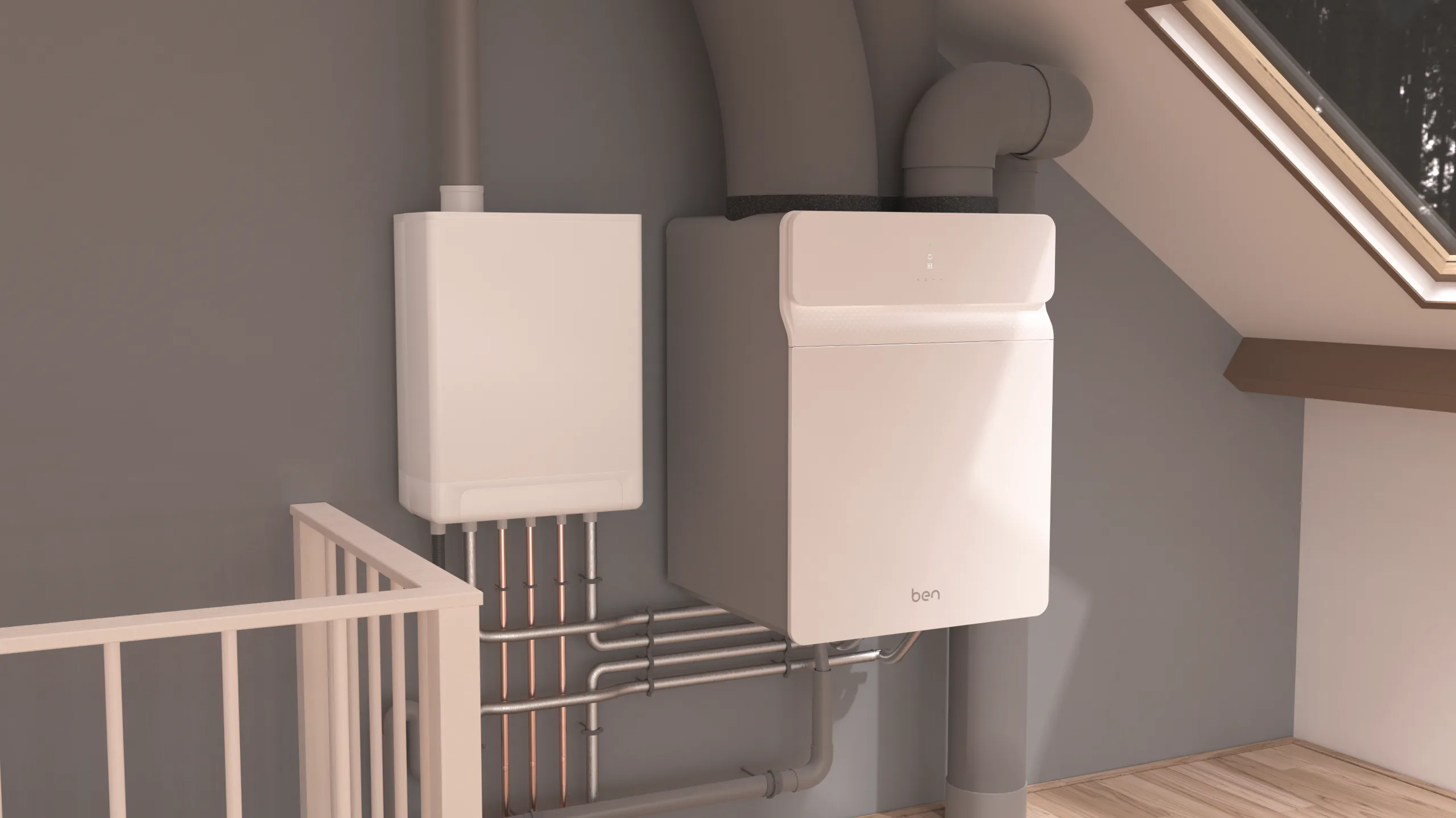 Dankzij de goede COP-waarde lukt het BEN in hybride toepassing, vaak met gemak om drie sprongen vooruit te maken in het energielabel. Iets dat woningcorporaties en eigenaren van bestaande woningen weten te waarderen.