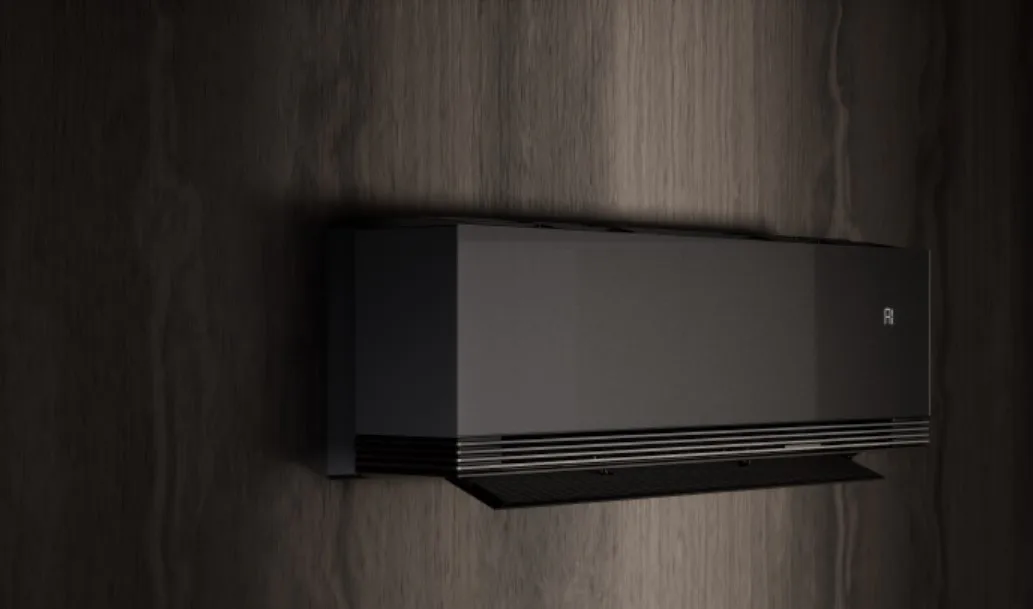 De Artcool AI Matt Black: de matzwarte binnenunit is ontworpen om op te gaan in het interieur.