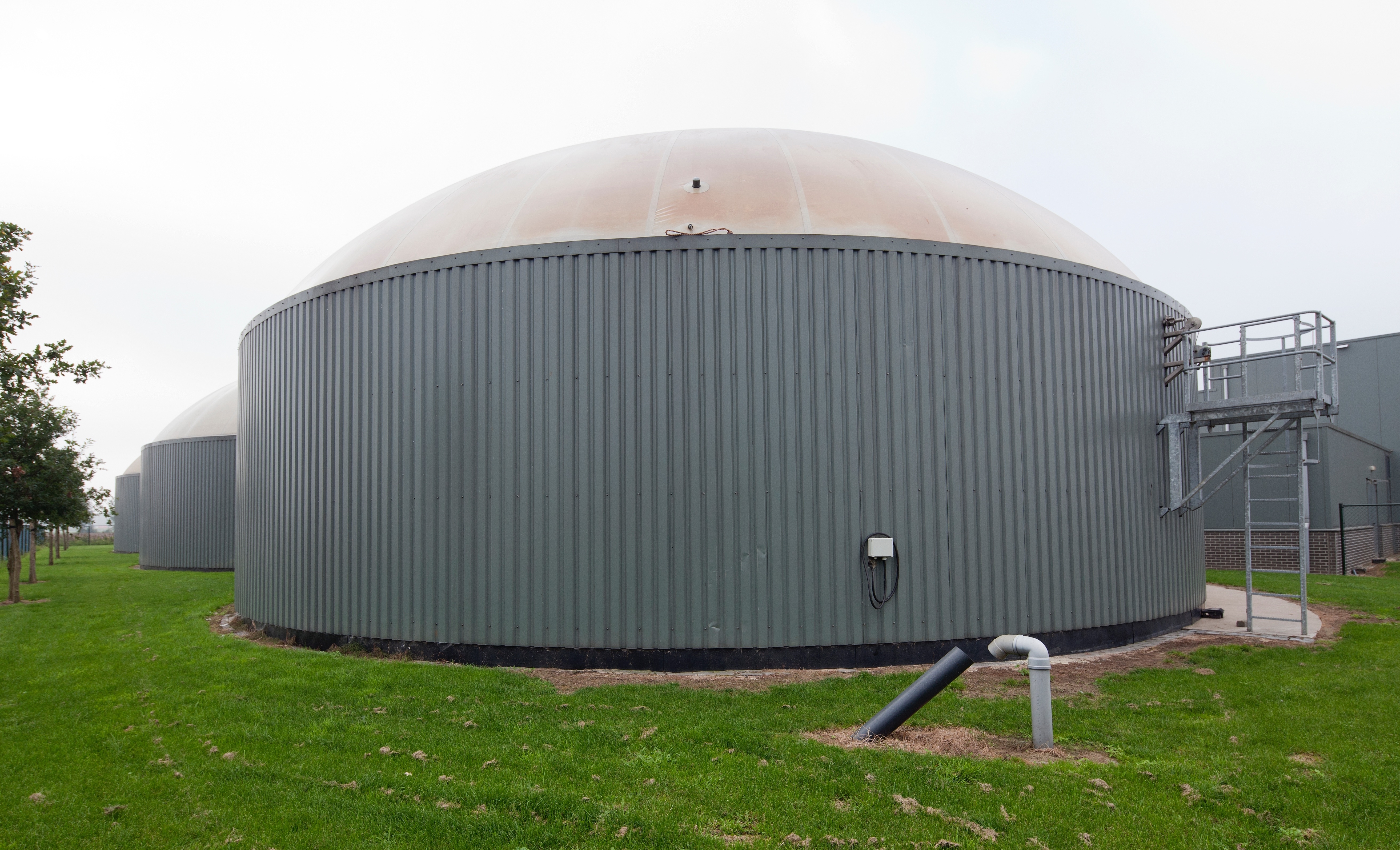 Een mestvergister waarin groen gas wordt gemaakt. Foto: Shutterstock